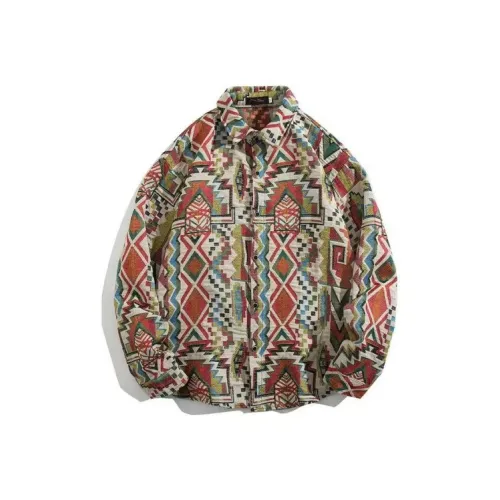 PLQV Абрикос Мужские Рубашки