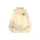 [Thickened и с флисовой подкладкой] Светлый бежевый (Tb Sunrise Mountains Логотип на груди)