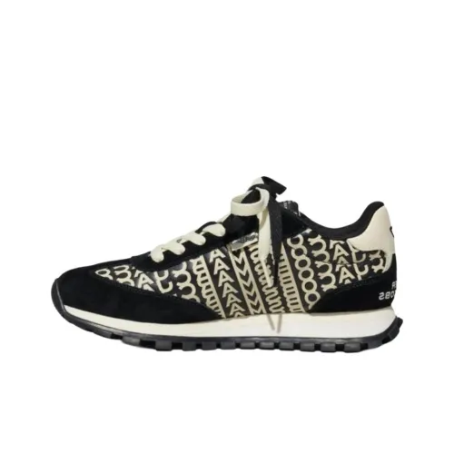 MARC JACOBS Низкий топ Повседневная обувь Унисекс Черный Белый