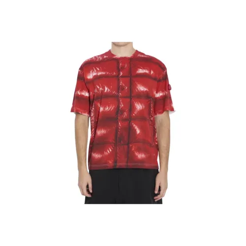 Moncler Красный Мужской T-Рубашки