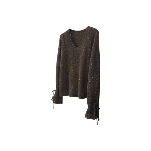 Cypress House Темно-коричневый Женский Трикотаж