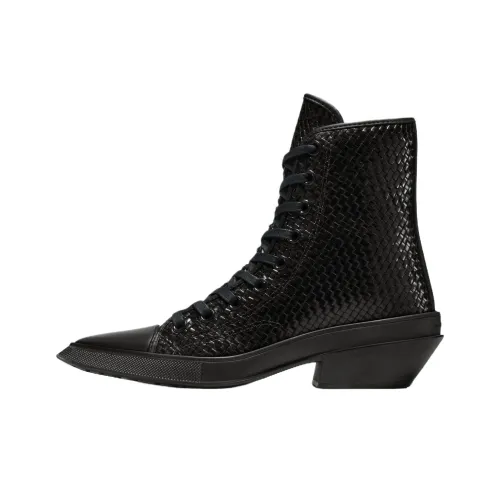 Converse Chuck 70 Грубый каблук Высокие каблуки Женские Черный