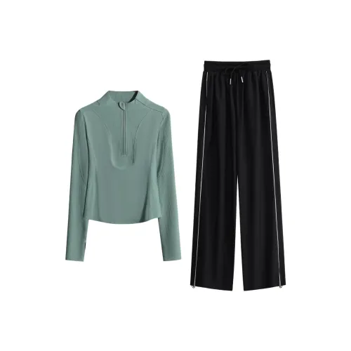 Фитнес Комплект Бег Шестерня Большой размер Женская одежда Для пышных LADIES Покупка Теннис Аэробика Тренировки Быстросохнущая Рубашка