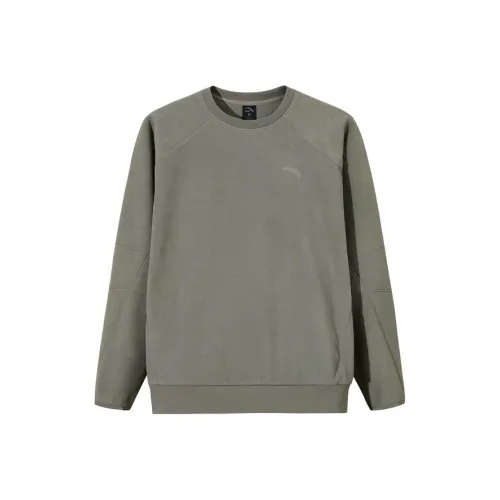 ANTA Кофейный Sepal Серый 3 Мужские Свитшоты