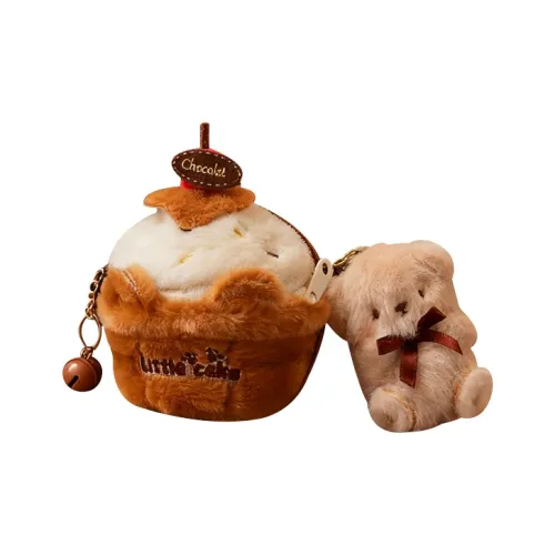 Happy Fish Шоколад House Медвежонок Котенок Кролик Плюшевый Брелок 12 см Рекомендуемая высота