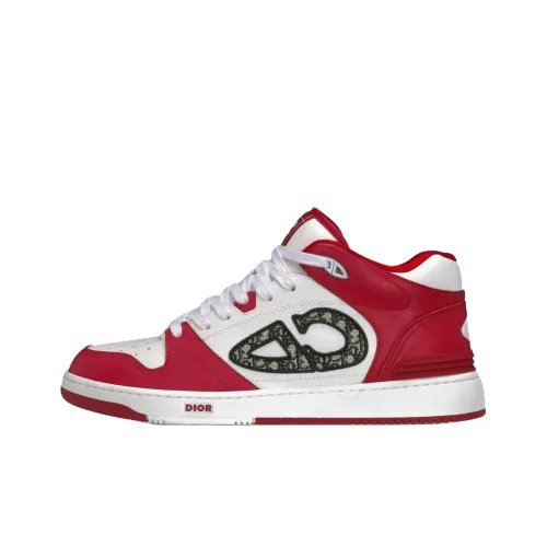 DIOR B57 OBLIQUE Принт MID Топ Кроссовки для скейтбординга Мужской Красный