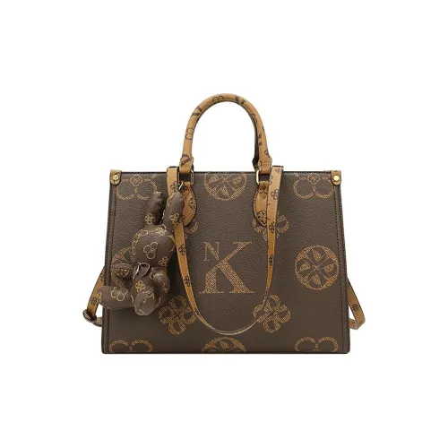 OUBOTE Корова Кожа Сумка Стандартная Женская Кофейная