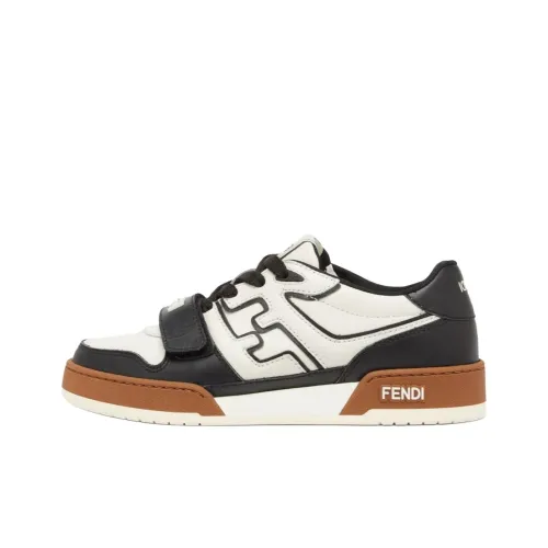 FENDI Match Low Топ Скейтборд Кроссовки Женские Бежевые