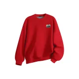 [Thickened и с флисовой подкладкой] Красный (Удобный Логотип Панды на груди)