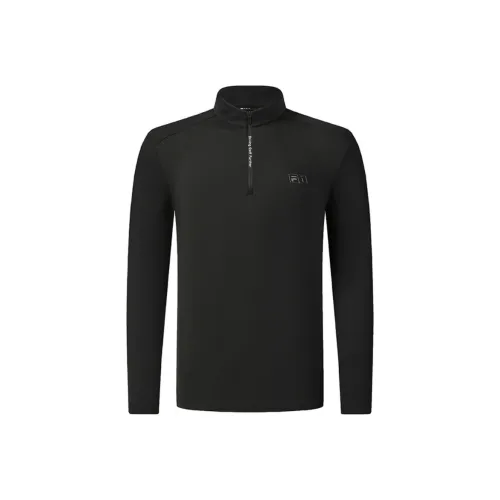 FILA GOLF серия T Рубашка Мужская Темно-Черная