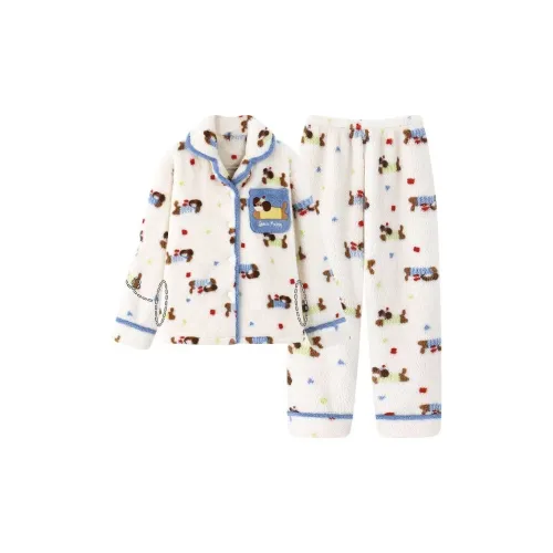 XIAOLIZI Polka Dot Такса Женские Пижамные комплекты