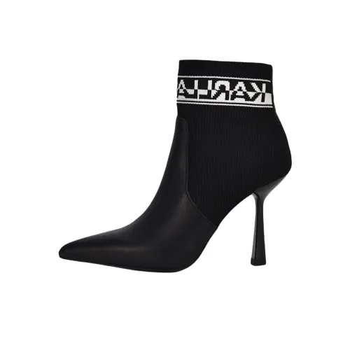 Ботильоны Karl Lagerfeld 9 см Женские Черные