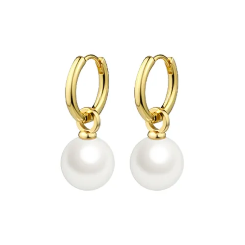 WAW Серьги с золотым покрытием из меди женские