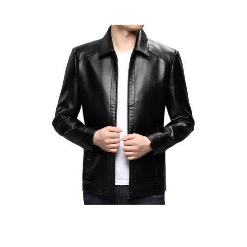 TAIZILONG Мужские кожаные куртки