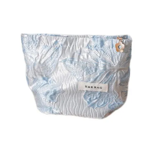 CEO New Arrival Тисненый Освежающий Lily Floral Makeup Bag Portable Travel Cosmetic Pouch Makeup Bag Coin Purse