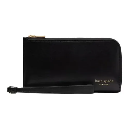 Kate Spade Кожа Кошелек Женские Черный