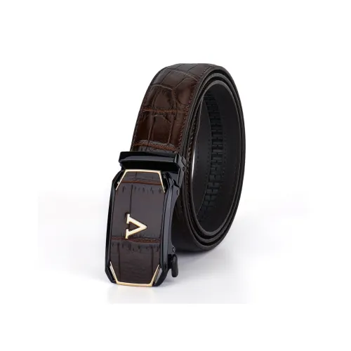 BISON DENIM Ремни из спилок коровьей кожи Мужской 3,5 см