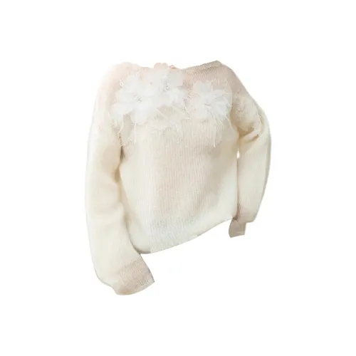 JIAONI Белый Женский Свитер