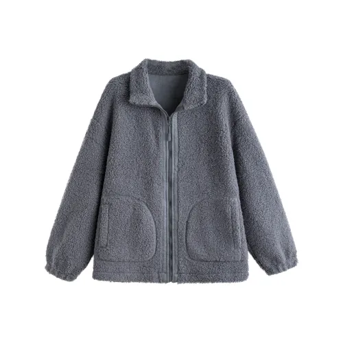 Tonlion Свинцово-серый Женские Меховые изделия