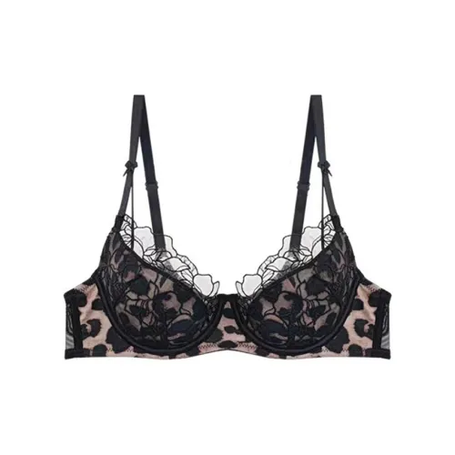 FENTENG Леопардовый принт Женские Бюстгальтеры