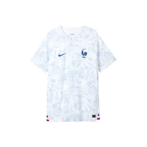 Nike Логотип Футбол Джерси Мужской Белый