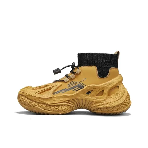 XINJIYUAN Платформа Slip-On Кокос Зеленый Обувь Высокий Топ Повседневная Обувь Мужская