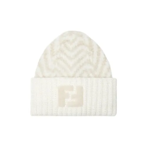 FENDI Alpaca Beanies Женские Белые