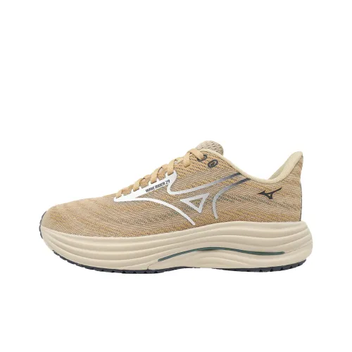 Mizuno WAVE RIDER 29 Дышащие Поддерживающие Беговые Кроссовки Unisex Light Коричневый