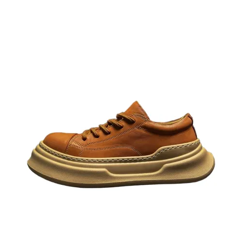 ZUOSAISI Толстая подошва Низкий топ Оранжевый Мужской