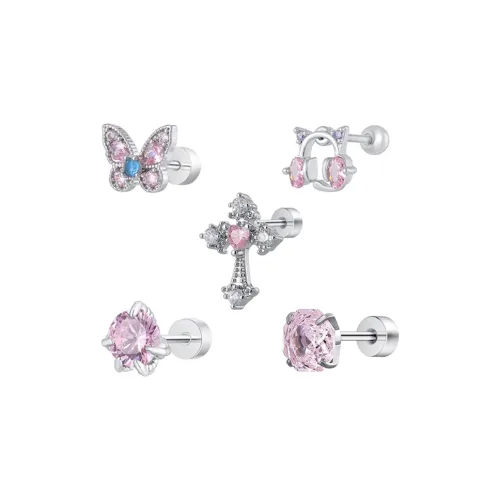 JianKai Титановые Стальные Серьги-гвоздики Женские