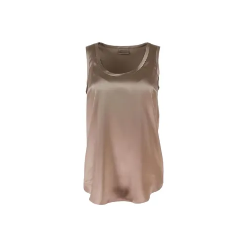 BRUNELLO CUCINELLI Майка Женская Коричневая