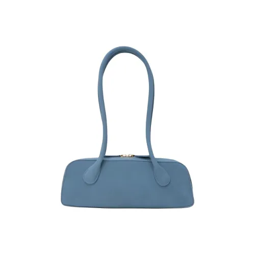 APEDE MOD Сумка для боулинга из лайнерной коровьей кожи сумка через плечо обычная женская полночный синий замша