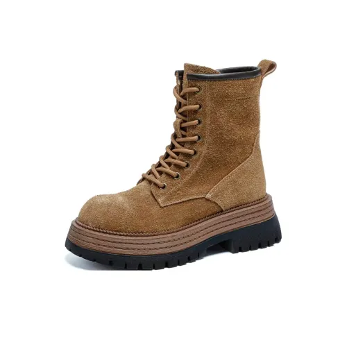 HeeDimensional Колено Высокий Мартин Ботинок Женские