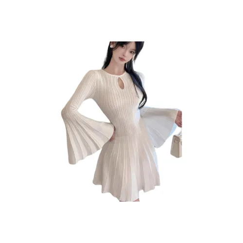 VINMUK Длинное платье с длинными рукавами женское