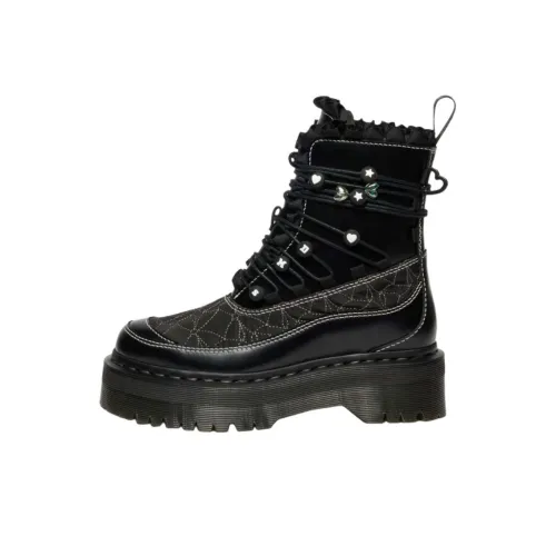 Dr.Martens Jadonseries FRILL Мартин Ботинок 5 см Женский Черный