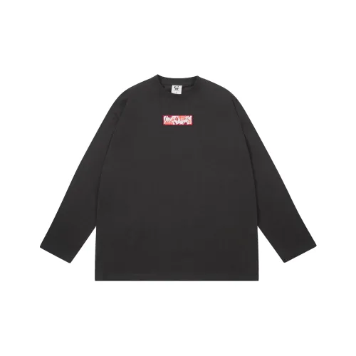 Couple Hunnid Длинный рукав Т-рубашка Унисекс