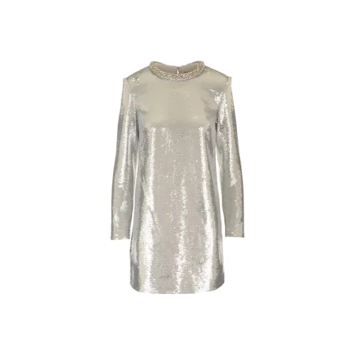 ROLAND MOURET Длинное платье с длинными рукавами женское