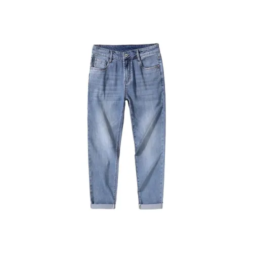 Chisportate Синий Флис С подкладкой Унисекс Джинсы