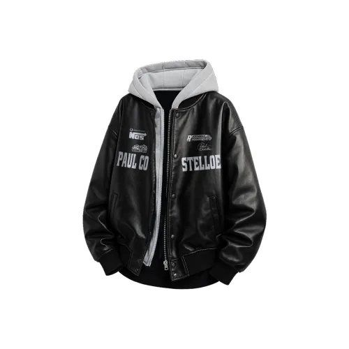 PAUL COSTELLOE Кожа Куртка Унисекс