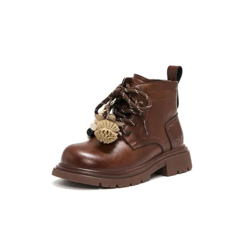 TATA Зимние Кожаные Ботинки для Детей