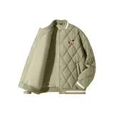 [Thickened и с флисовой подкладкой] Серый Зеленый (Логотип на груди Mb Sprinting Labrador)