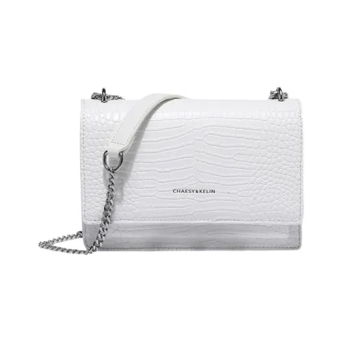 Meter Женская Маленькая Квадратная Сумка через плечо Обычная Белая