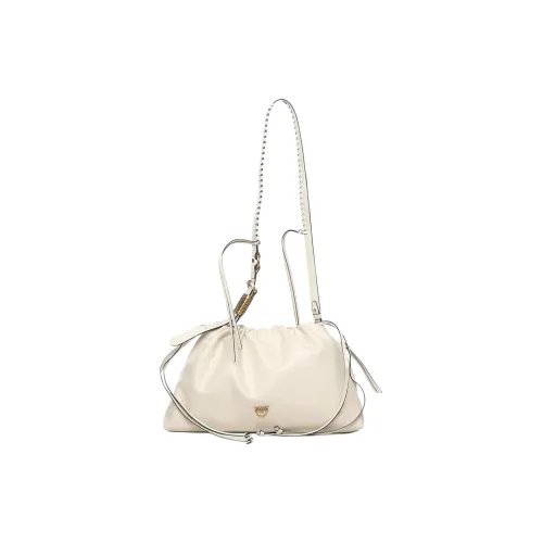 PINKO Коровья кожа Сумка на плечо Большая Женская Белая