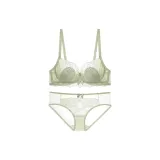 Комплект одежды оливкового зеленого цвета (бюстгальтер + трусы)