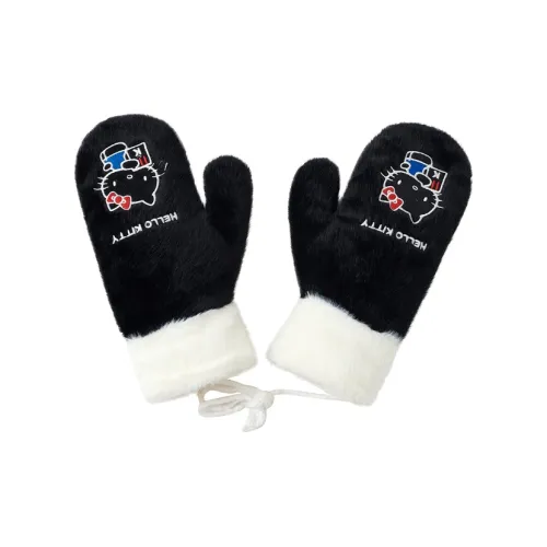 Санрио Полиэстер Трикотаж Перчатки Женские