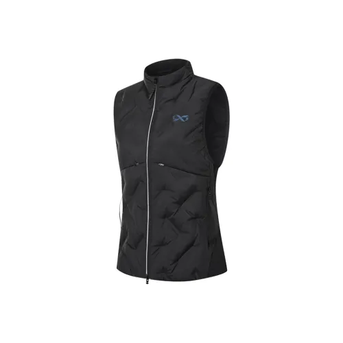 XTEP Пуховый жилет Женский Глубокий черный