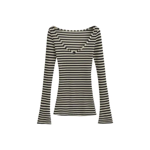 KYKW Расклешенный рукав T-рубашка Женская