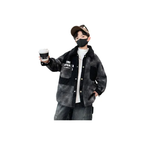 Lanza Повседневный хлопковый пуховик зимний черный для подростков