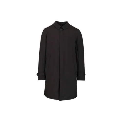 HERNO Черный Мужской Пуховик