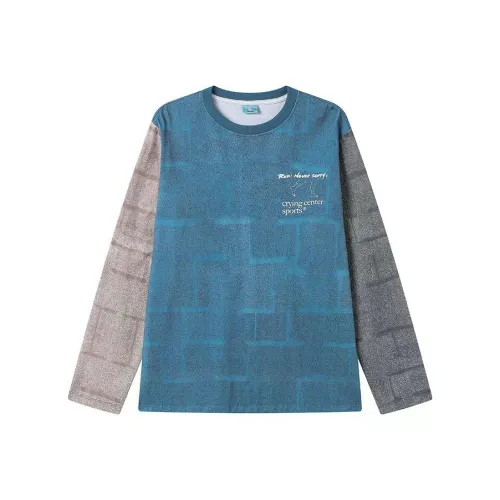 Crying Center Озерно-голубой Унисекс T-рубашки